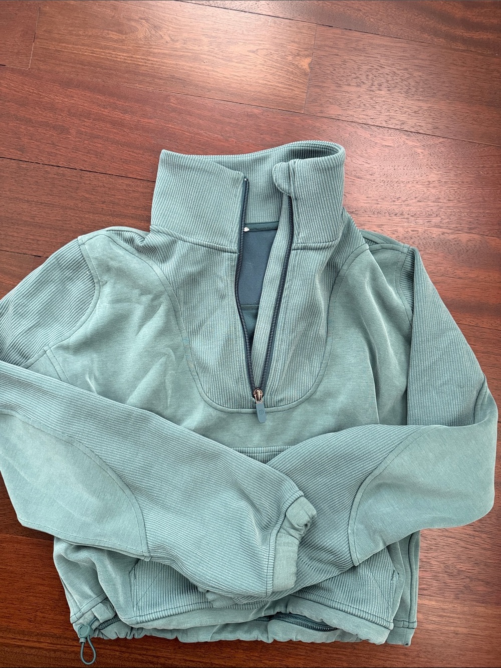 Lululemon Softstreme Cropped Quarter Zip Top